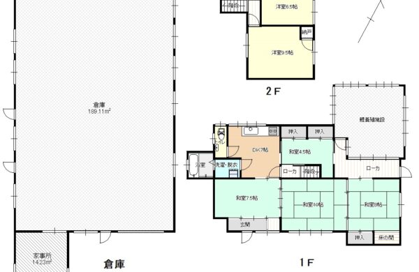 高岡市西田686－1 倉庫、住居